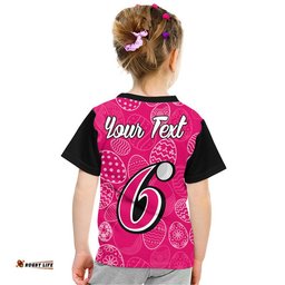 custom personalised sydney sixers cricket happy easter day t shirt simple style