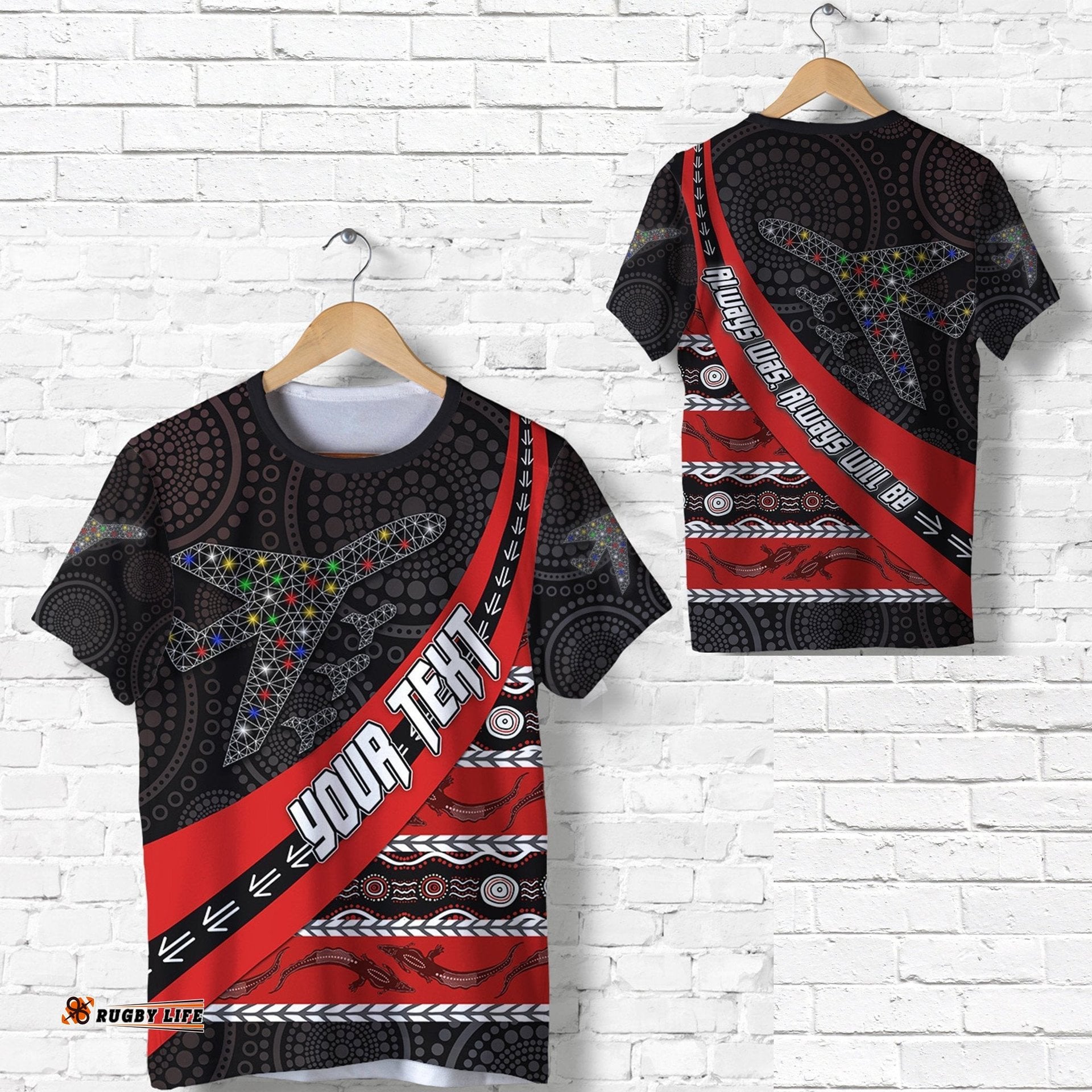 custom personalised naidoc essendon t shirt aboriginal bombers