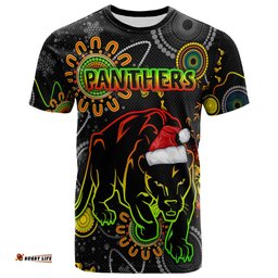 panthers christmas rugby t shirt custom indigenous black pantherst shirt rlt13Amazing Aussie