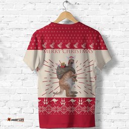christmas t shirt kangaroo t shirt unisex