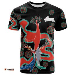 rabbitohs t shirt go the bunnies aboriginal