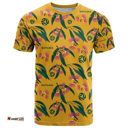 aussie matildas t shirt football australia silver princess unique
