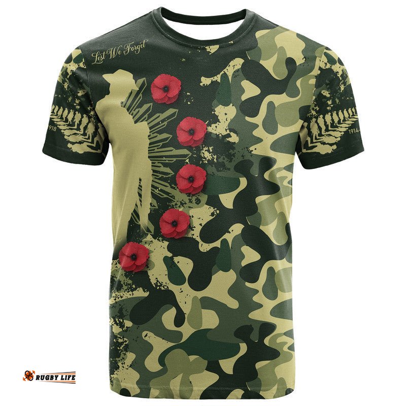 aotearoa anzac camouflage t shirt