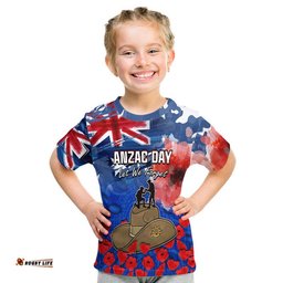 australia anzac day t shirt grunge australia flag and red poppy