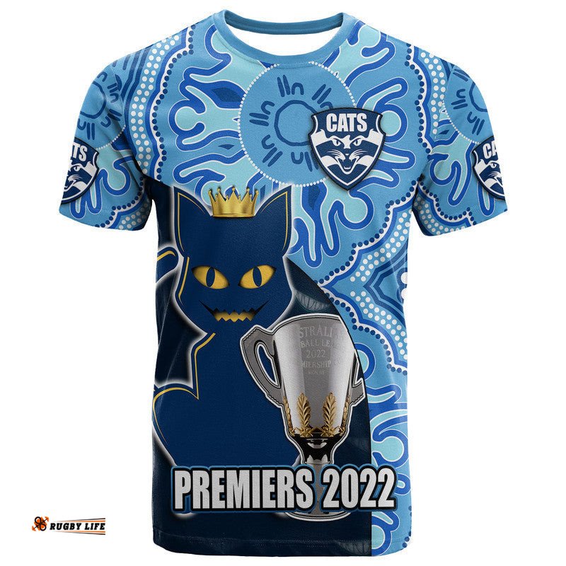 cats football 2022 premiers t shirt geelong indigenous style