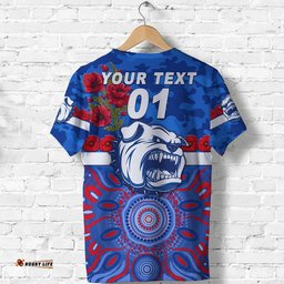 custom personalised hermannsburg western aranda bulldogs football club anzac t shirt indigenous vibes