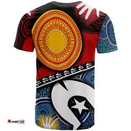 t shirt australian naidoc aboriginaland torres strait islands flags