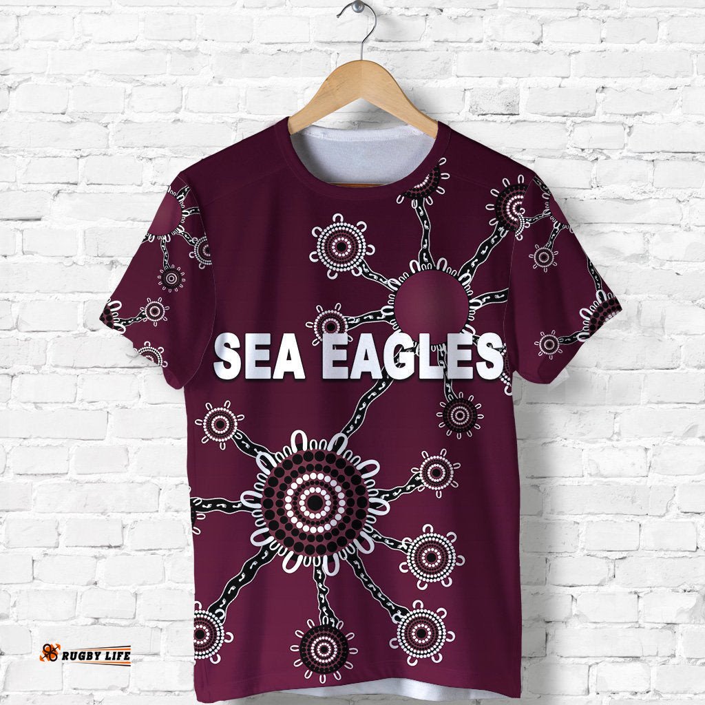 warringah t shirt sea eagles simple indigenous