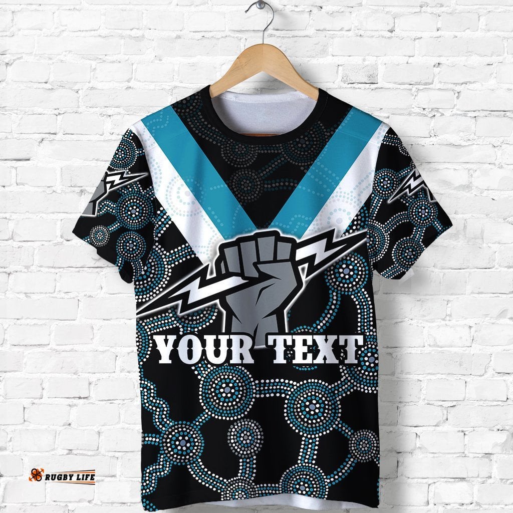 custom personalised port adelaide t shirt power