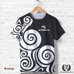 aotearoa all over print t shirt patterns koru aotearoa kiwi bird