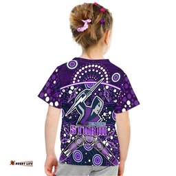 storm rugby t shirt melbourne boomerang indigenous dots