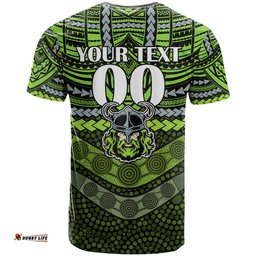 custom raiders rugby t shirt polynesian and aboriginal special version