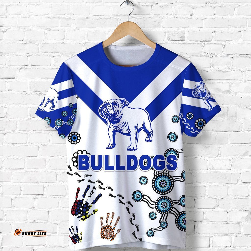 canterbury bankstown bulldogs t shirt indigenous no1