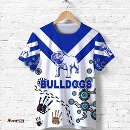 canterbury bankstown bulldogs t shirt indigenous no1