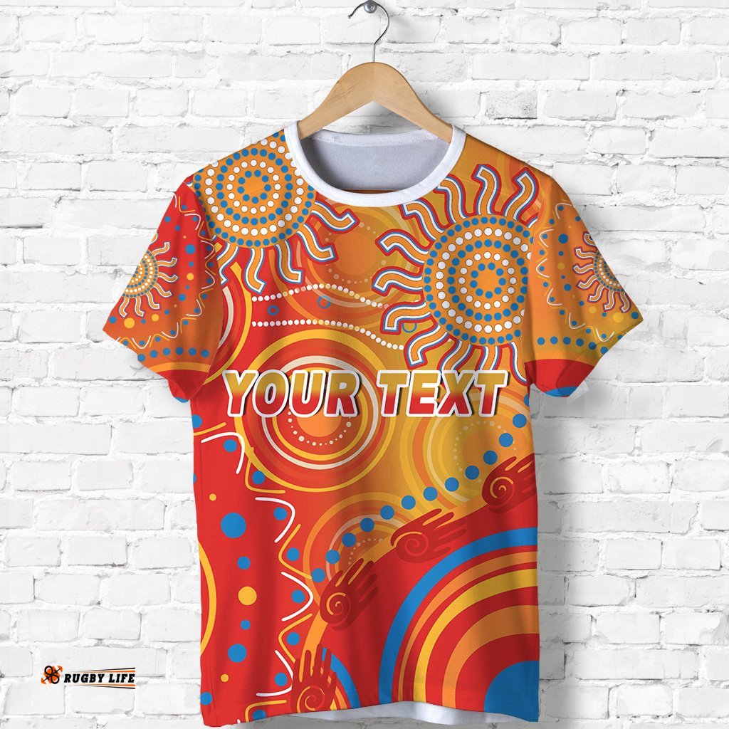 custom personalised suns t shirt sun indigenous gold coast