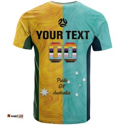 custom pride month matildas t shirt australia til its done mixed color