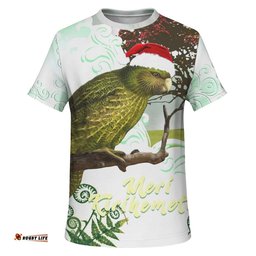 christmas kakapo new zealand t shirt