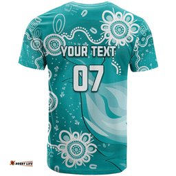 custom brisbane cricket indigenous t shirt feel the heat