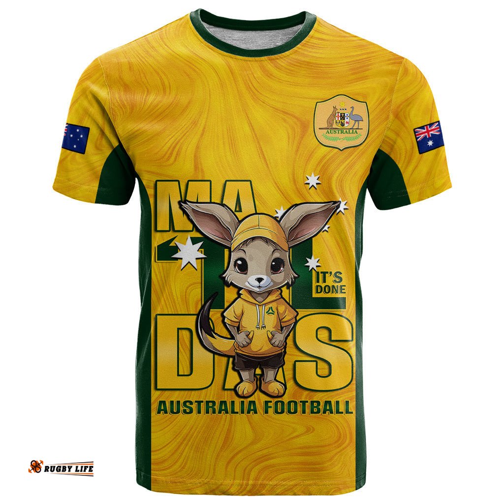 custom matildas t shirt australian cute mascot unique gold version