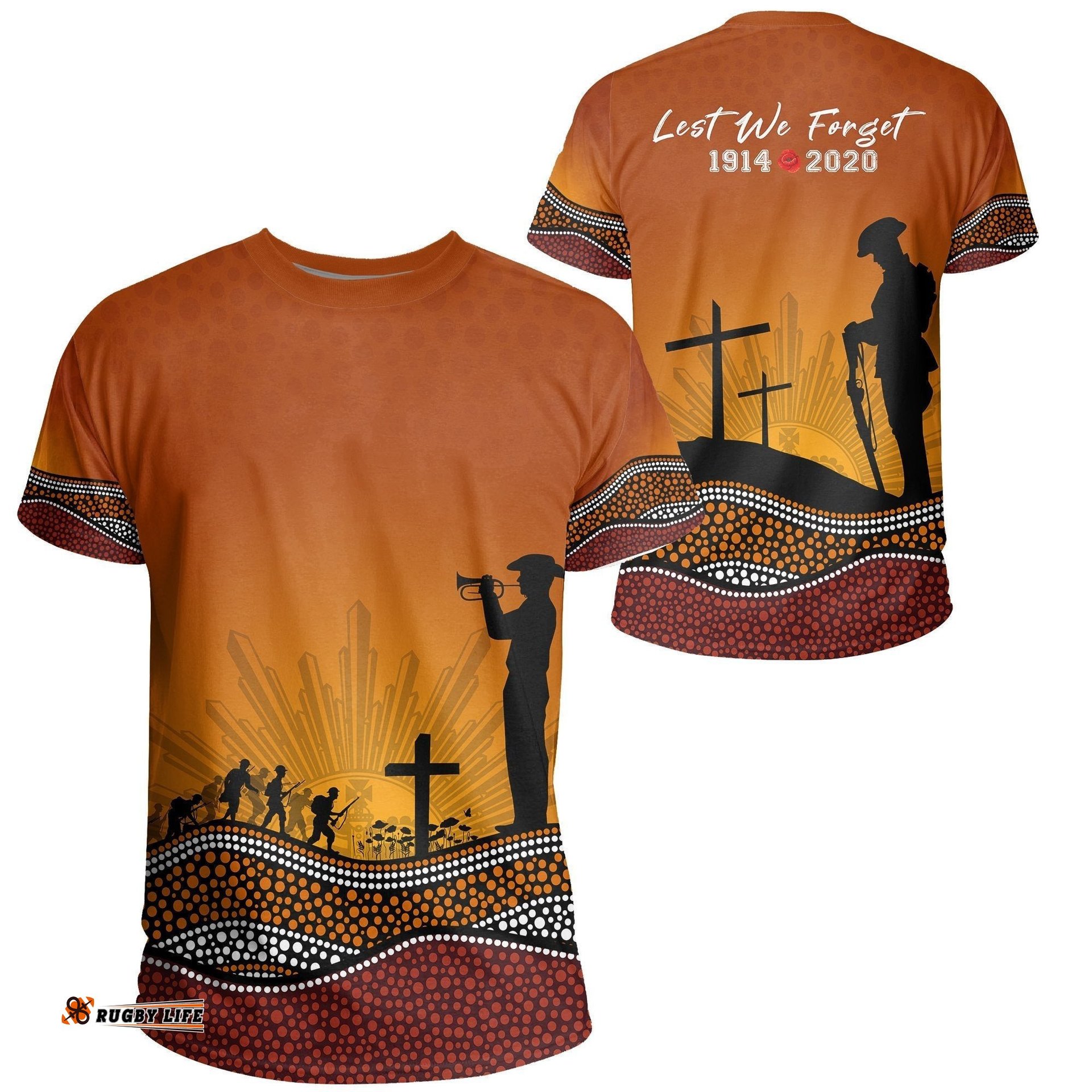 t shirt anzac day our heroes nhi style