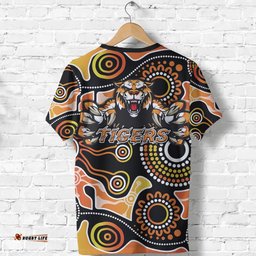 wests t shirt rugby tigers indigenous