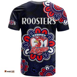 nrl sydney roosters rugby 1908 aboriginal t shirt