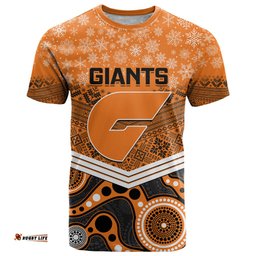 custom giants football christmas t shirt merry xmas 2023 mix aboriginal art