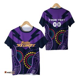 custom personalised melbourne storm naidoc week t shirt aboriginal simple style
