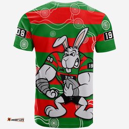 custom personalised rabbitohs t shirt south sydney