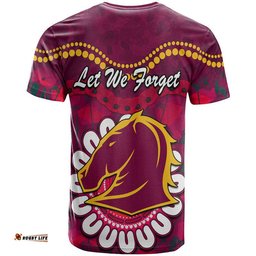 broncos rugby anzac t shirt camouflage poppy