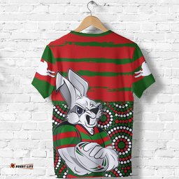 steve australia rabbitohs indigenous rugby t shirt rabbit cartoon