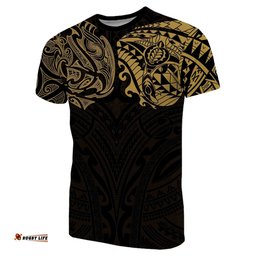 new zealand t shirt maori polynesian tattoo goldAmazing Aussie