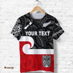 custom personalised maori aotearoa haka t shirt new zealand simple