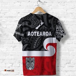 custom personalised maori aotearoa haka t shirt new zealand simple