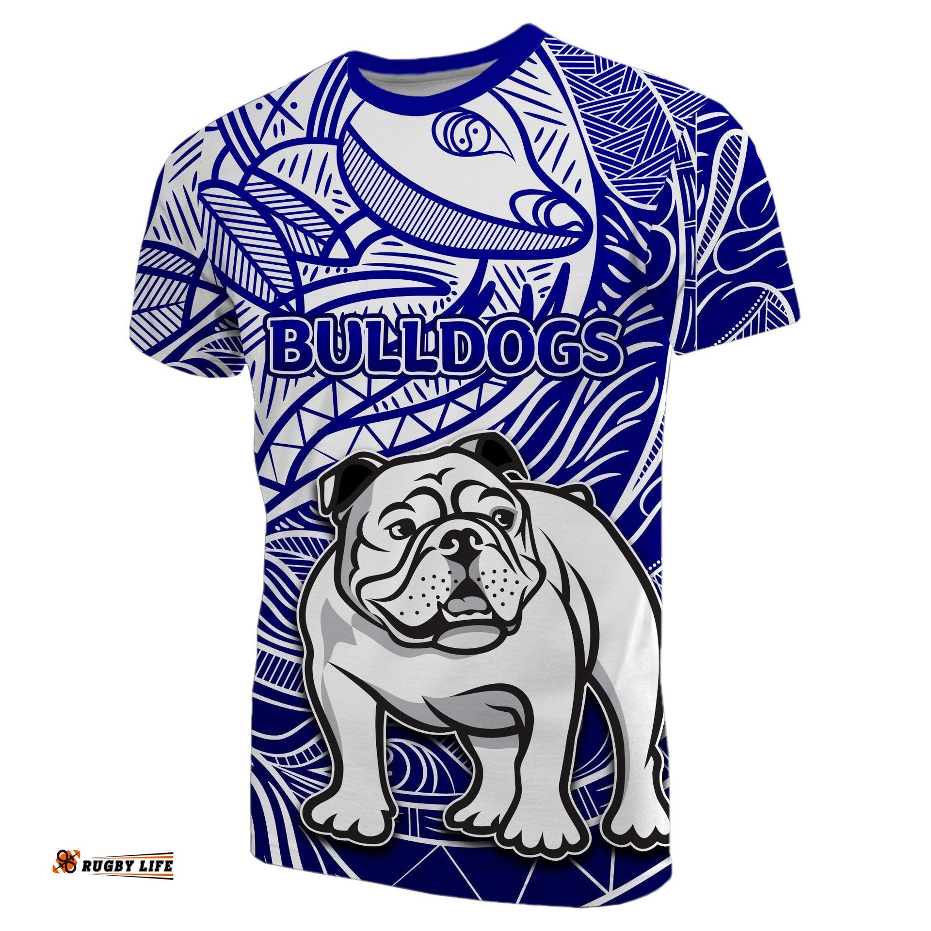 bulldogs t shirt tribal style