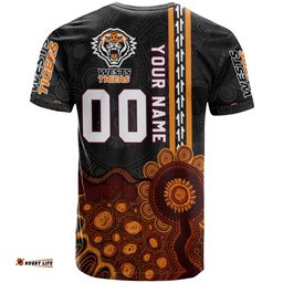 wests tigers aboriginal t shirt rugby indigenous kangaroo tracks nrl 0