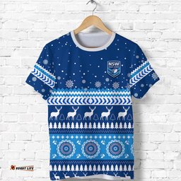 new south wales christmas t shirt nsw rugby indigenous
