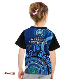 western australia state t shirt wa aussie indigenous art