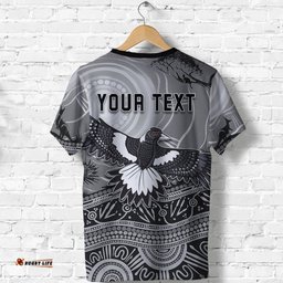 custom personalised magpies lovers t shirt new life