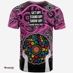 broncos rugby t shirt naidoc week 2022 pink style