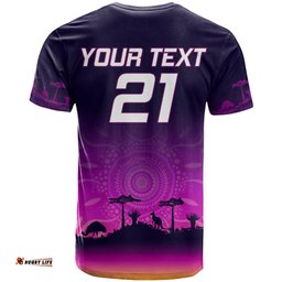 custom nrl broncos t shirt the starry night indigenous aboriginal