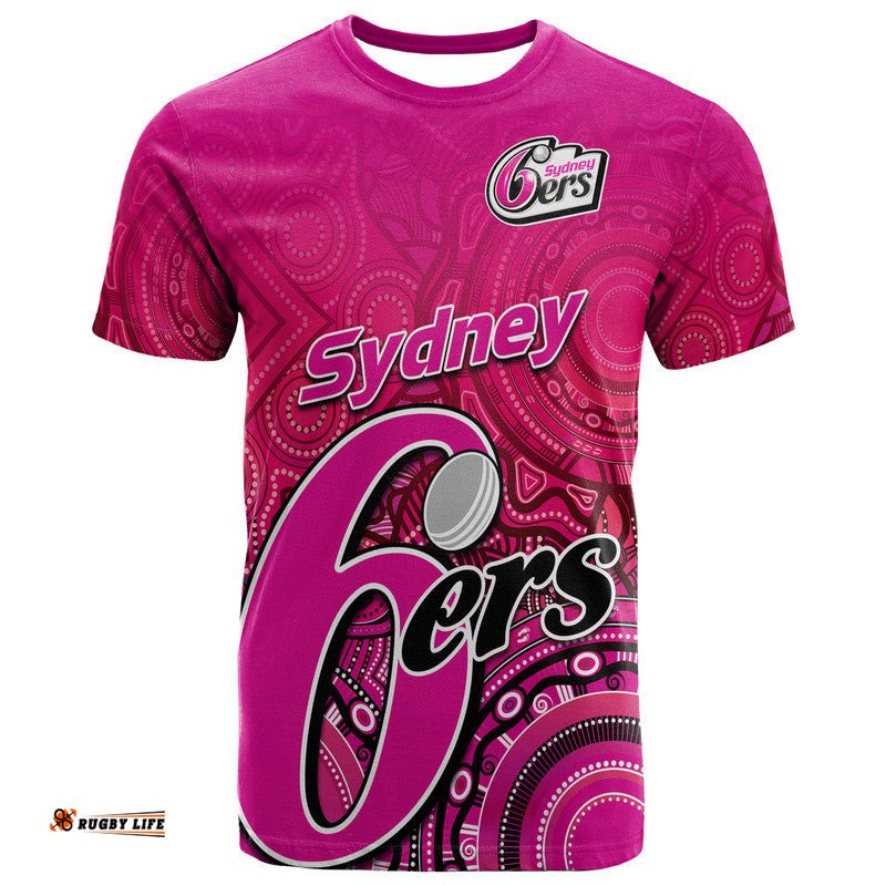 custom personalised sydney sixers indigenous aboriginal arts t shirt