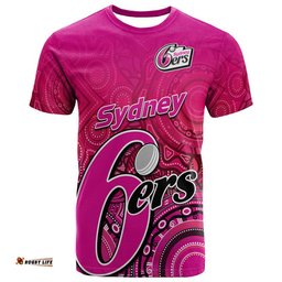 custom personalised sydney sixers indigenous aboriginal arts t shirt
