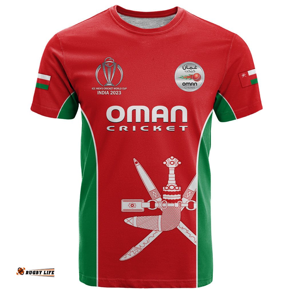oman cricket t shirt dynamic version 2023