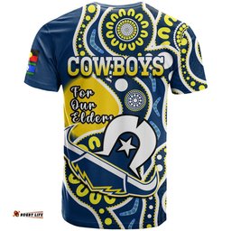 cowboys rugby naidoc 2023 t shirt for our elders aboriginal