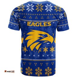 west coast eagles club t shirt christmas ugly style