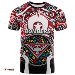 bombers australian football t shirt naidoc week 2022