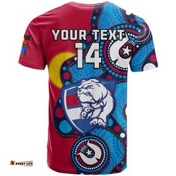 custom text and number western bulldogs football naidoc 2023 t shirt indigenous for our elders