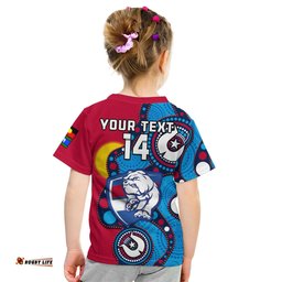 custom text and number western bulldogs football naidoc 2023 t shirt indigenous for our elders