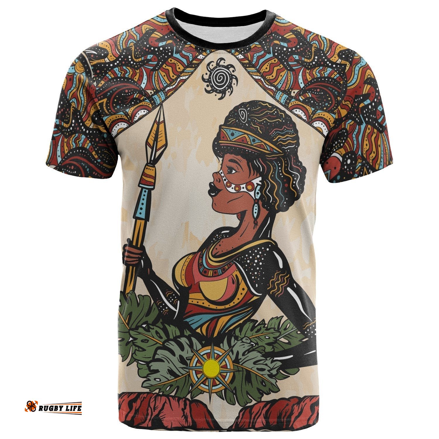 custom text t shirt aboriginal women